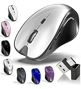 Mouse for MacBook Bluetooth Wireless Mouse Laptop MacBook Air Mac Pro Silent Rechargeable PC iPad...