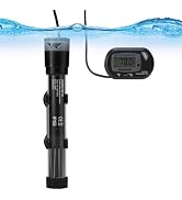 SainSmart XpertMatic Submersible Aquarium Heater, 100W Adjustable Fish Tank Heater Thermostat wit...