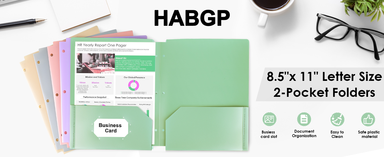 folders with pockets