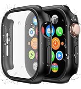YIJDACASE 2 in 1 Waterproof Case for Apple Watch Screen Protector SE SE 2 SE 3(2025) Series 4 5 6...