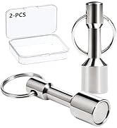Srzllxfc 2 Pack Keychain Magnet for Testing Brass - Magnetic Key Holder - Quick Release Keychain ...