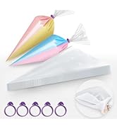 ilauke 15 inch Piping Bags, 100 Pcs Thickened Disposable Pastry Bags Decorating, Icing Piping Bag...