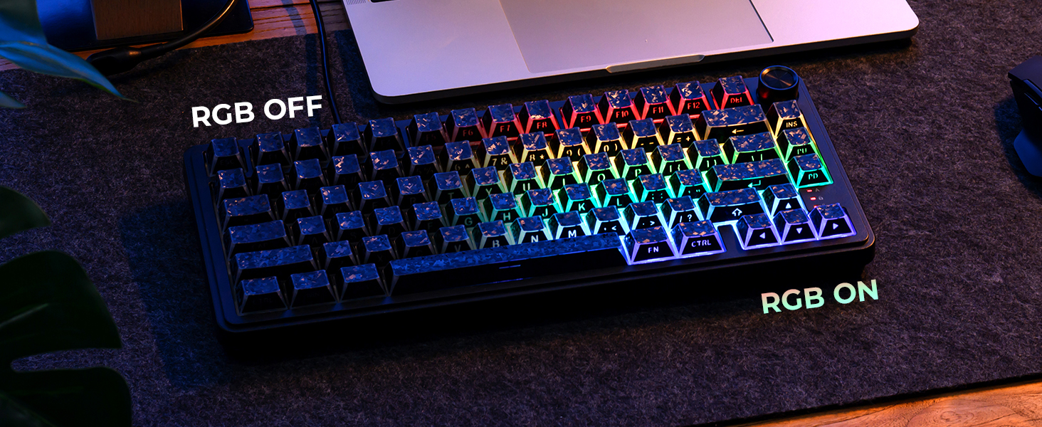 side printed keycaps