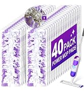 40 Pack Disposable Mopping Pads Refills for Swiffer PowerMop,Compatible with Swiffer Power Mop Re...