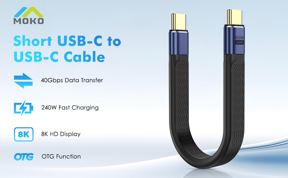 short usb c cable