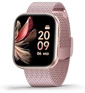 FITVII Health & Fitness Tracker (Answer/Make Calls), Smart Watch with 24/7 Heart Rate and Blood P...