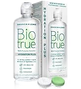 Biotrue Hydration Plus Contact Lens Solution, Multi-Purpose Solution for Soft Contact Lenses, Len...