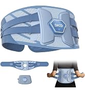 SKG QS300 Lower Back Massager for Strain Relief FSA | HSA Heat & Vibration Massage, 4 Massage Mot...