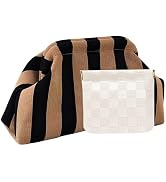 Vpoofree Clutch Purses for Women,Woven Crochet Bag&Cosmetic Bag Dumpling Striped Cloud Purse Even...