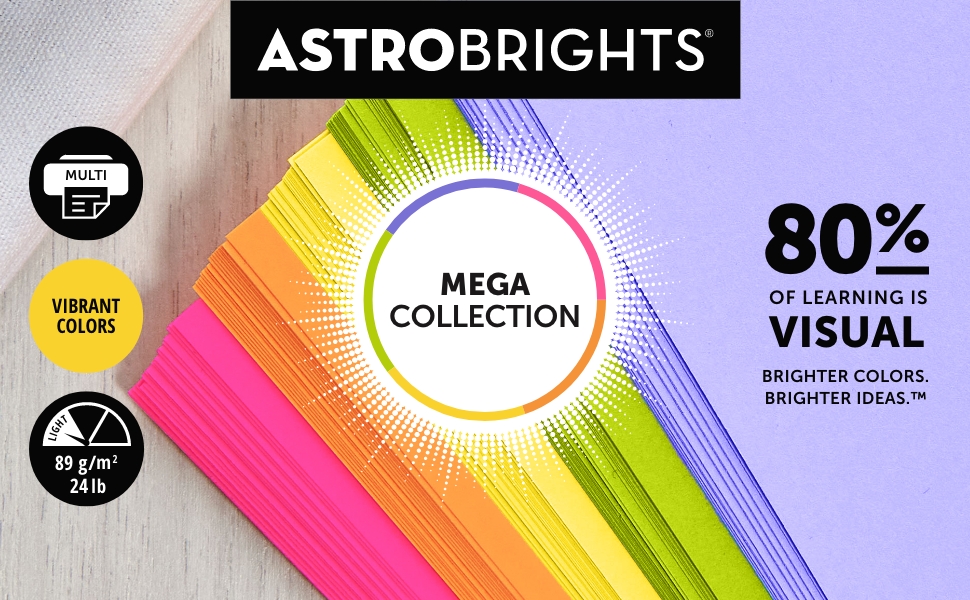 Astrobrights Mega Collection Paper Packs