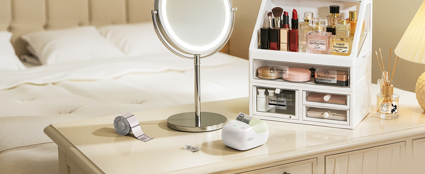 NIIMBOT B2 Label Maker Machine with Tape, Portable Bluetooth Label Printer with Multiple Templates