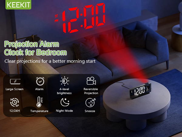 Projection Alarm Clock