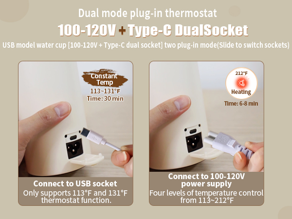 Dual Mode Plug-in Thermostat