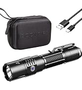 soonfire MX75 Rechargeable Tactical Flashlights with Battery, 2530 Lumens - Ultra-Compact and Sup...