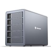 Yottamaster 5 Bay External Hard Drive Enclosure , Aluminum 150W USB3.0 3.5" HDD Enclosure for 3.5...