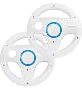 DOYO 2 Pack Steering Wheel for Wii Controller, Racing Wheel Compatible with Mario Kart, Game Cont...