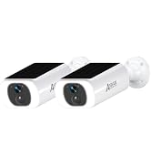 ANRAN 2K Solar Security Camera Wireless Outdoor, Forever Power with Built-in Solar Panel, WiFi Ho...