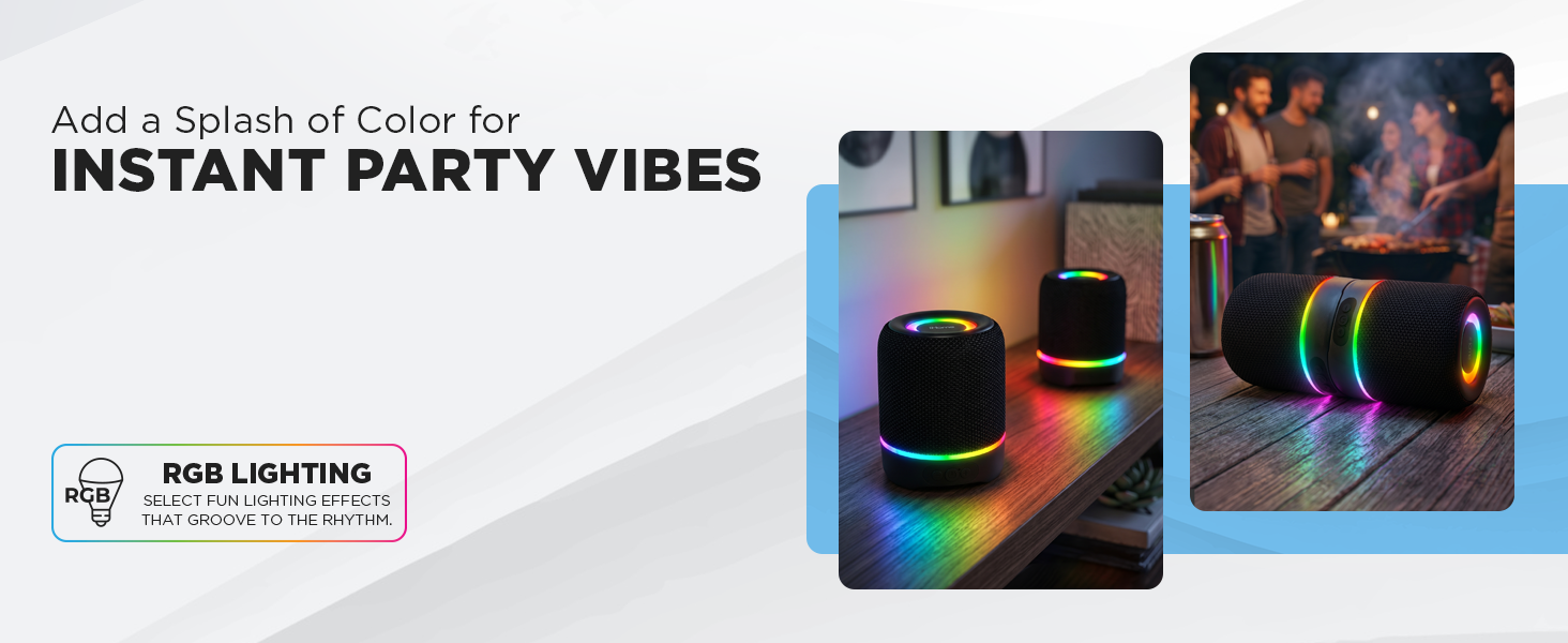 Add a splash of color for instant party vibes.