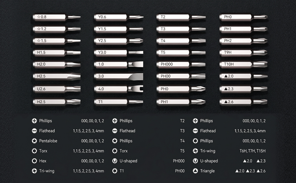 precision screwdriver set