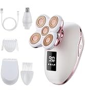 UPTARD Women's Electric Razors For Women Legs Pubic Facial Hair Removal 2 In 1 Womens Electric Sh...