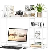 Snughome Desk Shelf, 38.6" Desktop Organizer Shelf, Desk Hutch for Computer Monitor, 4 Tier Deskt...