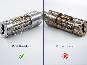 Surelock Tsa lock inside parts, quality tsa locks for rust resistant.