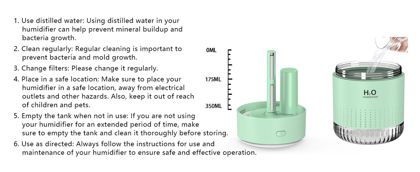 mini humidifier for bedroom
