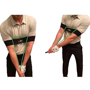 Golf Swing Trainer Aide Elbow Aid Band Sleeve Practice Motion Tool