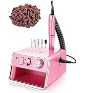 Subay Nail Drill Machine Electric File, Portable for Acrylic Gel Dip Powder Nails, All in One Nai...
