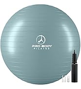 ProBody Pilates Ball Yoga Ball Exercise Ball, Balance Ball or Pregnancy Ball for Stability, Yoga ...