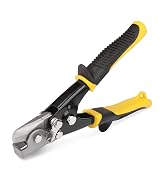 HURRICANE Snap Lock Punch Tool, 3/8 Inch Impression Gutter End Cap Crimper, Sheet Metal Crimping ...