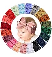 Baby Headbands doboi 20pcs Baby Girl Hair Bows Accessories Infant Newborn Toddler Baby Bows and N...