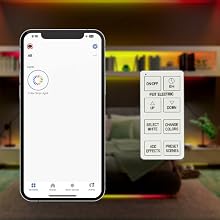 Smart Tape lights with control from app or remote