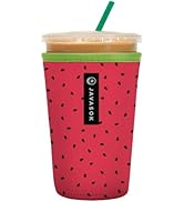 Sok It Java Sok Iced Coffee & Cold Soda Insulated Neoprene Cup Sleeve (Watermelon Sugar, Medium: ...