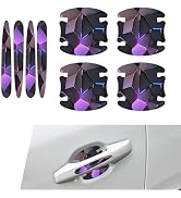 MOXRUQ 8 PCS Car Door Handle Scratch Protectors, Scratch-Proof Door Cup Protectors, Automotive Do...