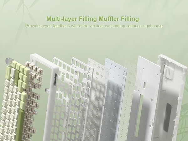 60% Gaming Keyboard Pink, QMK/VIA Creamy Mechanical Keyboard