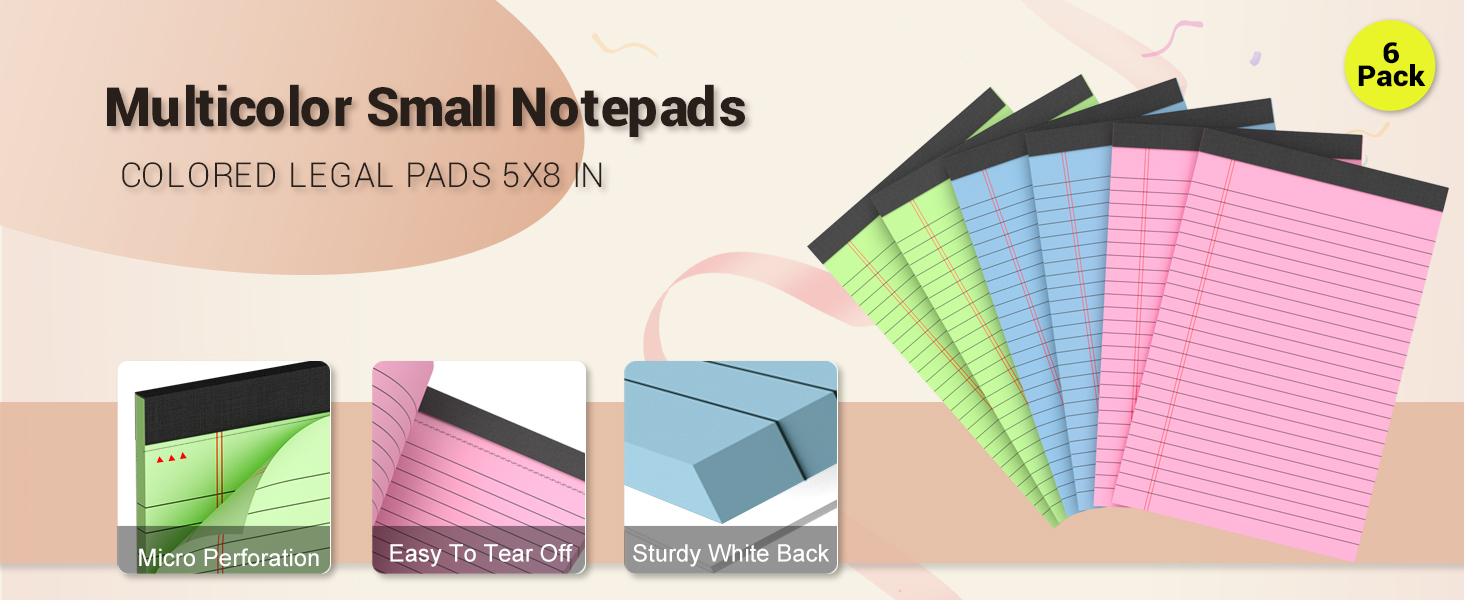 lined paper pads
