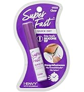 i-ENVY Super Fast Quick Dry Clear Eyelash Adhesive (1 Pack), Long Lasting Strip Lash Glue for Eye...