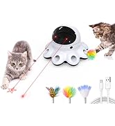 ORSDA Cat Laser Toy, 2-in-1 Interactive Cat Toys for Indoor Cats, Automatic Laser Pointer Cat Toy...