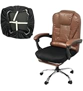 NeColorLife Large Office Chair Seat Cover–Stretchable Slipcover for Executive & Gaming Chairs,Was...