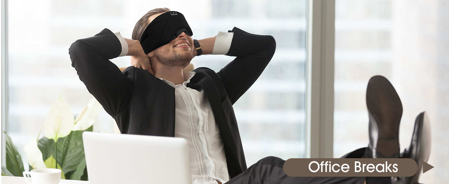 sleep mask with bluetooth headphones