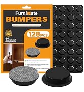 Rubber Feet for Electronics, Adhesive Stick on Rubber Feet 128PCS 1/2 inches, Rubber Bumpers Self...