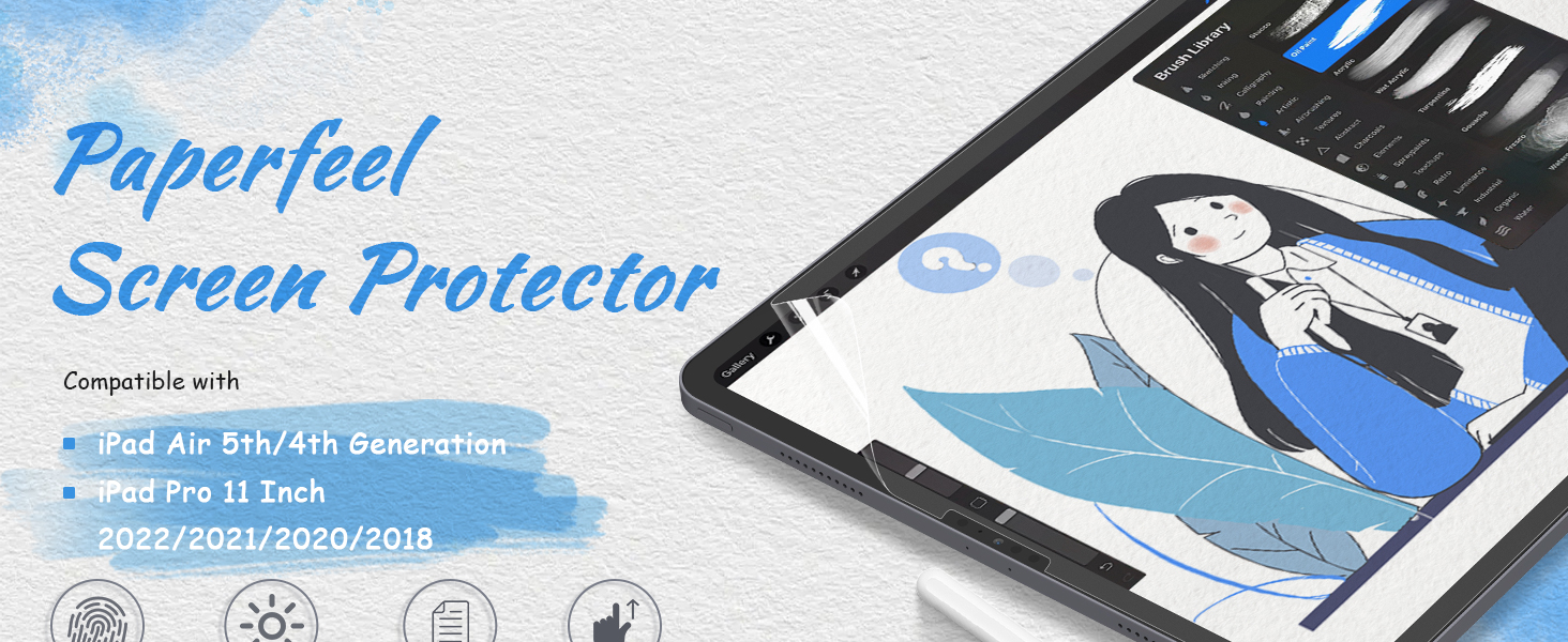 ipad air 5th generation screen protector