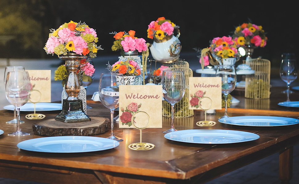 Table Number Holders