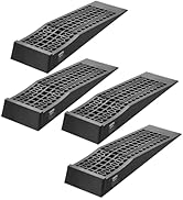 VEVOR Car Ramps, 4 PCS 20000 lbs GVW Capacity, 2.56 in Lift Height, Portable Low Profile Car Serv...