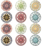 Cedilis 12 Pack Ceramic Soy Sauce Dipping Bowls, 3.5oz Pinch Bowls for Kitchen Prep, 4 Inch Small...