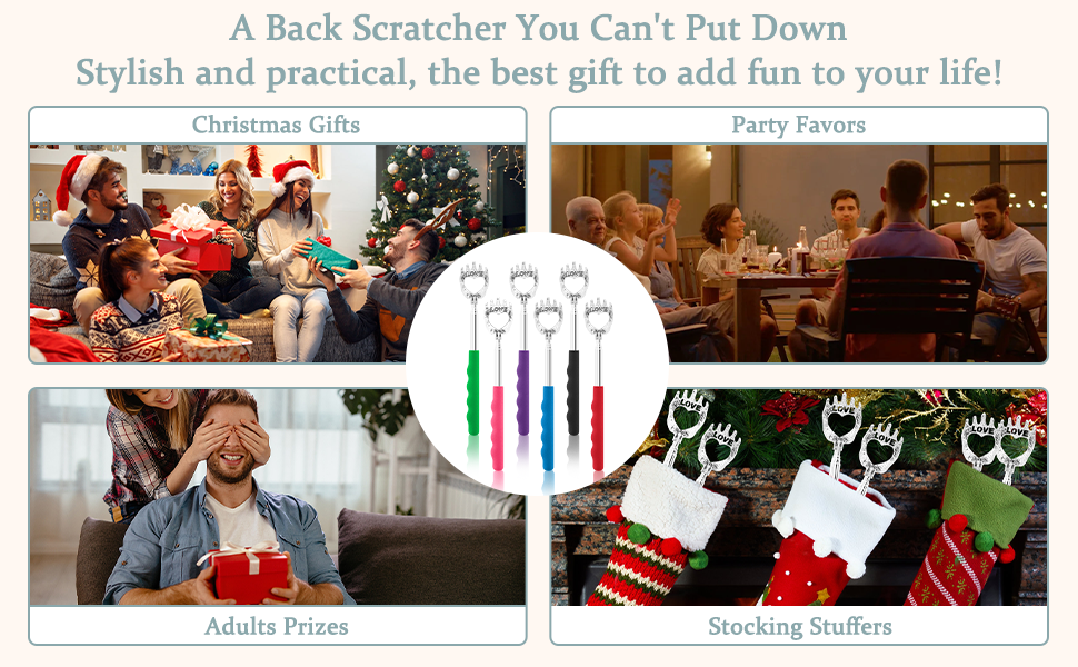 White Elephant Gifts, Prizes for Adults Extendable Bulk Back Massager