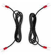 KOOKFJLLZ Turntable Ground Wire 5ft 2-Pack - 18AWG OFC Ground Loop Hum Buzz Eliminator Spade Lug ...