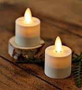 luminara flameless flickering tealight flameless tea ligh battery powered tealight