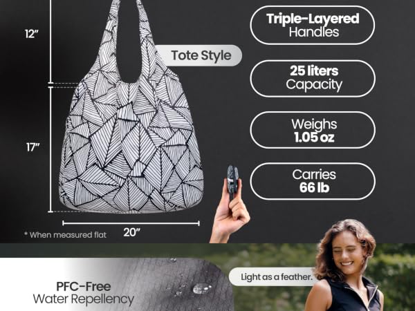 Light as a feather. Machine Washable. Designed to Carry 66 lbs.